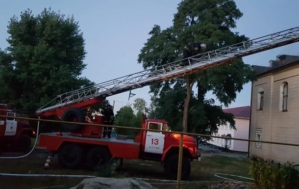 В Житомирській області горів костел
