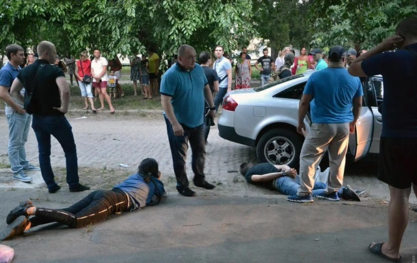 В Одесі з гонитвою затримали етнічну групу