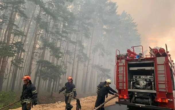 Збитки від пожежі на Луганщині становлять близько п'яти мільярдів