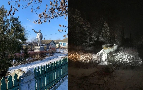 В Україні знесли останній пам'ятник Леніну