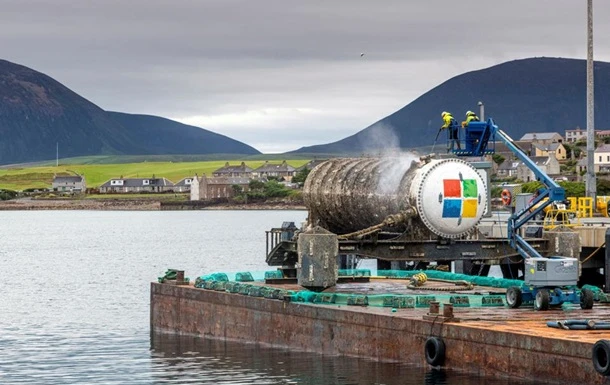 Сервери Microsoft будуть зберігатися під водою
