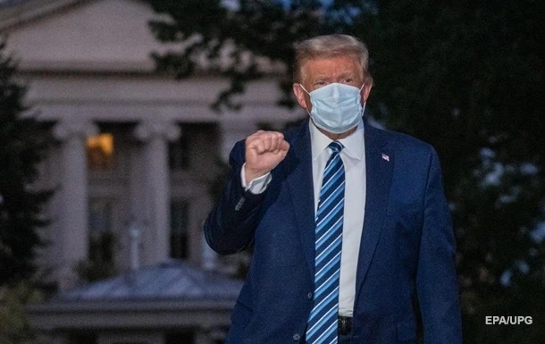 Лікар Трампа повідомив, коли американський лідер з'явиться на публіці
