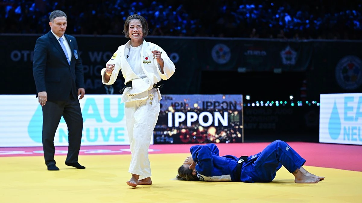 Abe suma su quinto oro, Takeoka brilla en -66 kg y Gyertyas emociona a Budapest
