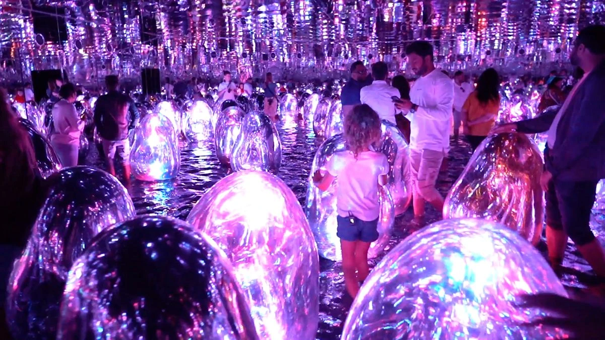 El teamLab inmersivo Phenomena, en el distrito cultural de Abu Dabi