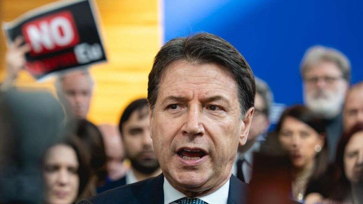 El ex primer ministro Conte, contra el plan de rearme de Europa