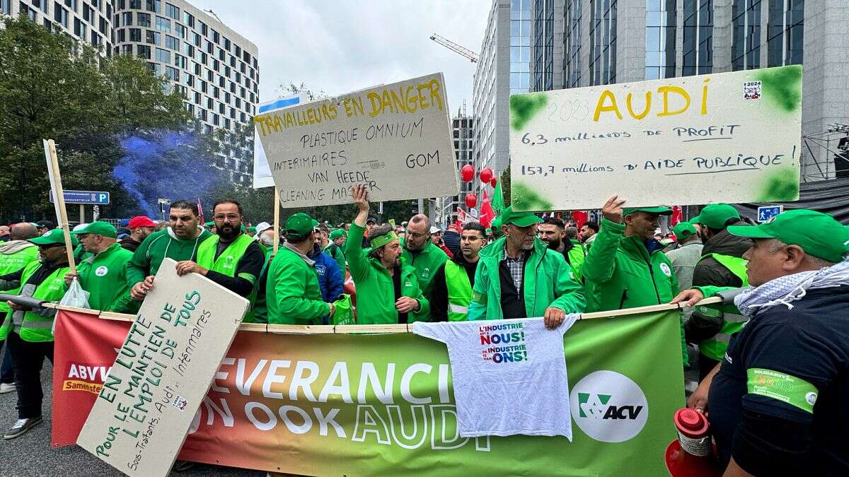 Belgique : 3000 postes supprimés après la fermeture de l'usine Audi à Forest