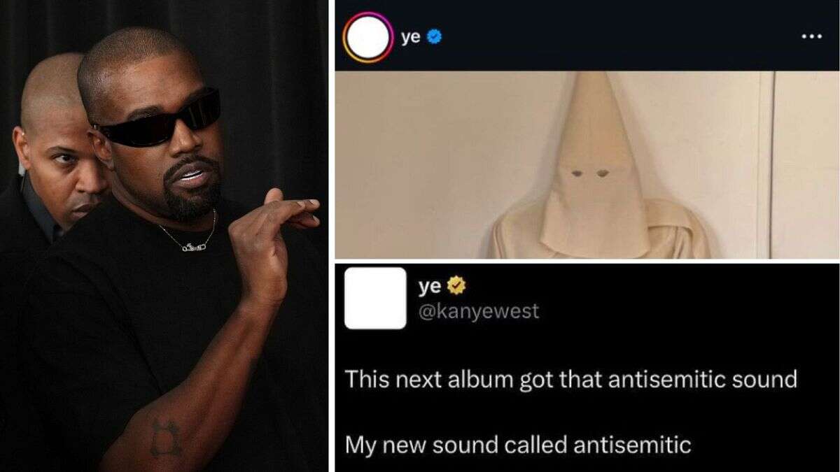 Kanye 'Ye' West publica una foto del KKK que causa indignación online