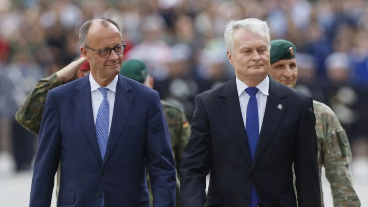 Merz inaugura una brigada alemana en Lituania para reforzar la OTAN