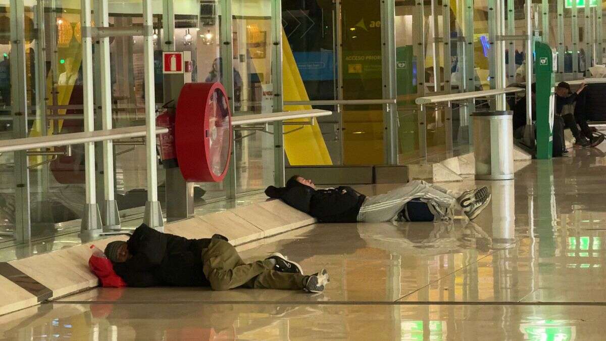 À l'aéroport de Madrid-Barajas, l'augmentation du nombre de sans-abri inquiète