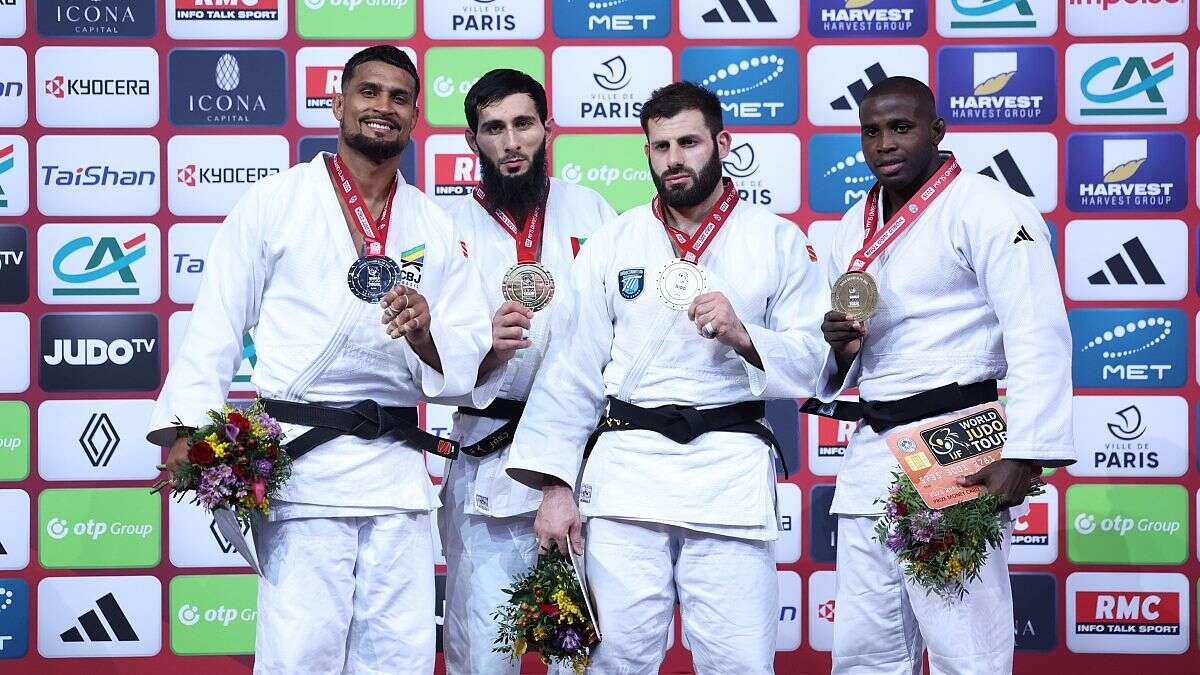 Espectáculo e ippones en la final del Judo Grand Slam 2025 de París