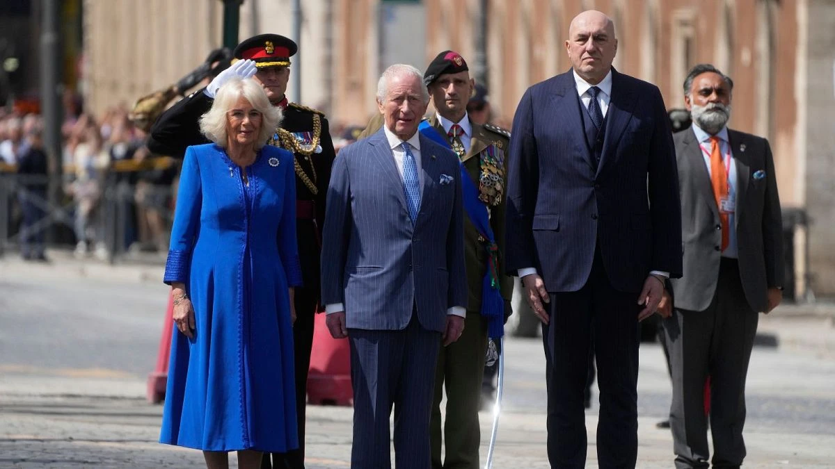 Italia: La realeza británica, recibida en el Palacio del Quirinale