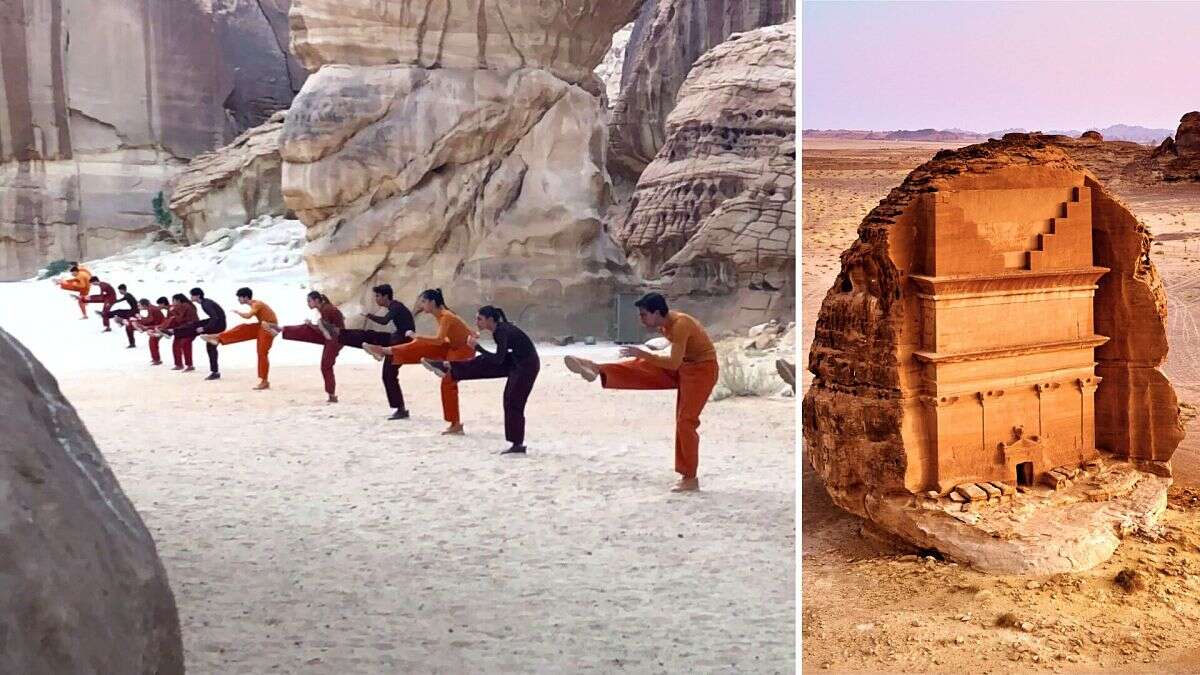 El ballet francés lleva la danza a Al-Ula, en Arabia Saudí