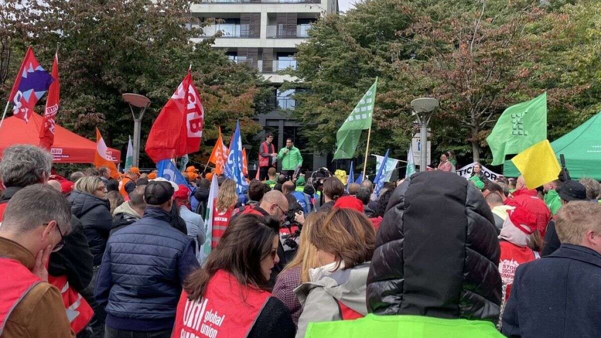 Miles de trabajadores europeos piden condiciones laborales justas