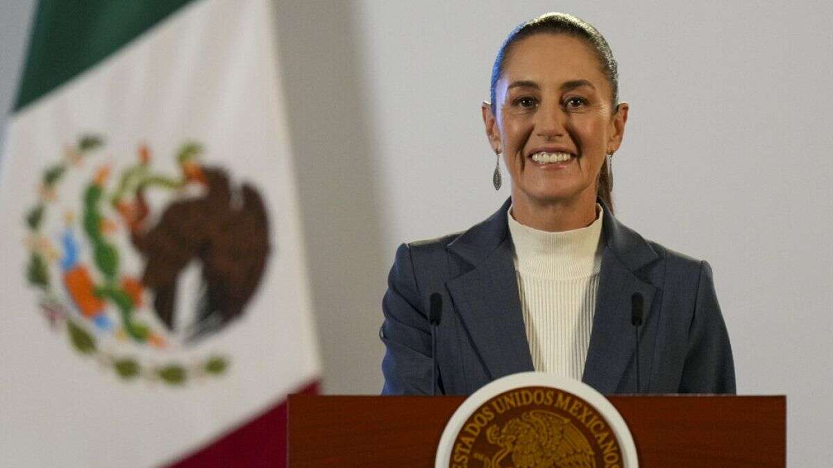 Sheinbaum se burla de Trump por su idea del 'Golfo de América'