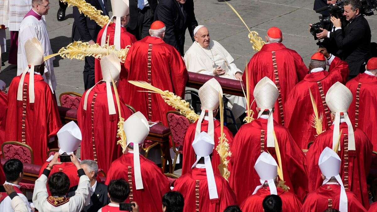 Le pape François saute l'homélie du dimanche des Rameaux au début d'une Semaine Sainte chargée