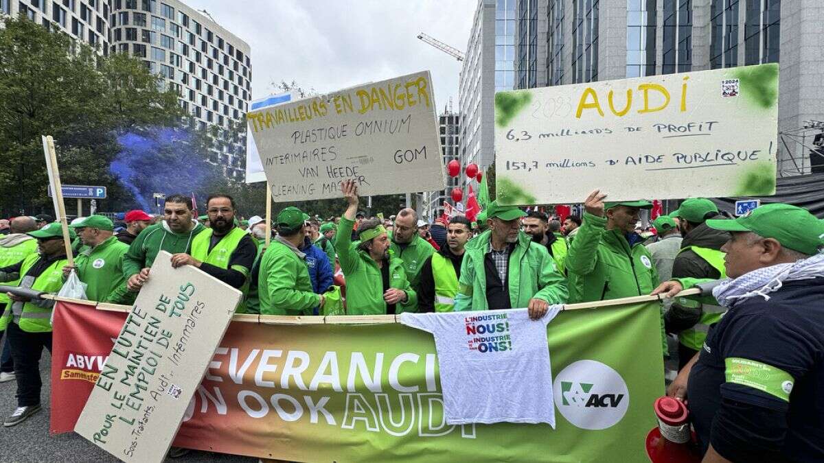 Belgique : la police intervient lors de négociations à l'usine Audi de Bruxelles