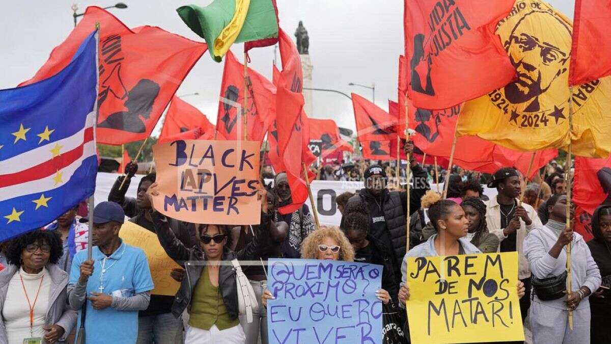 Gran manifestación en Lisboa contra el racismo y la violencia policial