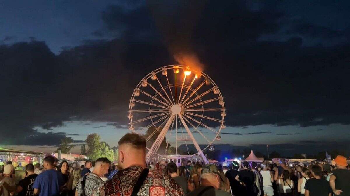 Au moins 23 blessés après l'incendie de la grande roue à Leipzig