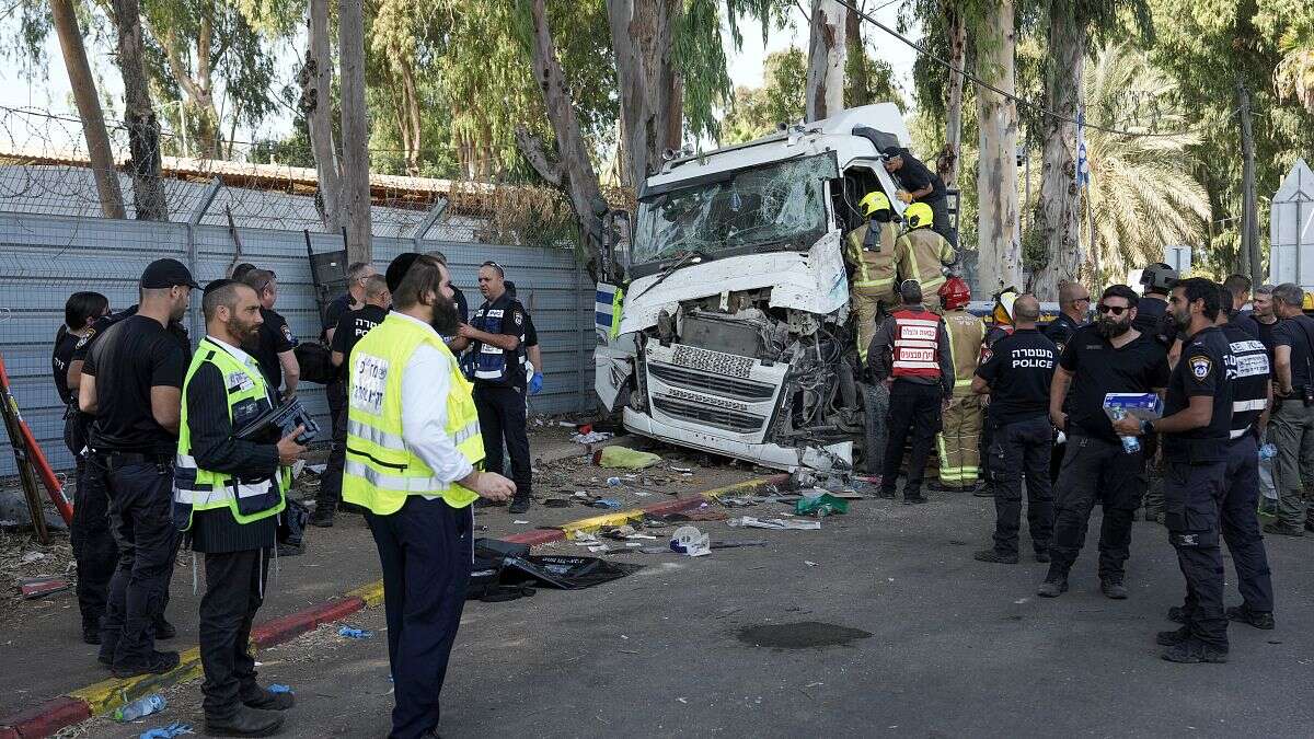 Un camión atropella a 35 personas en Israel: posible ataque terrorista