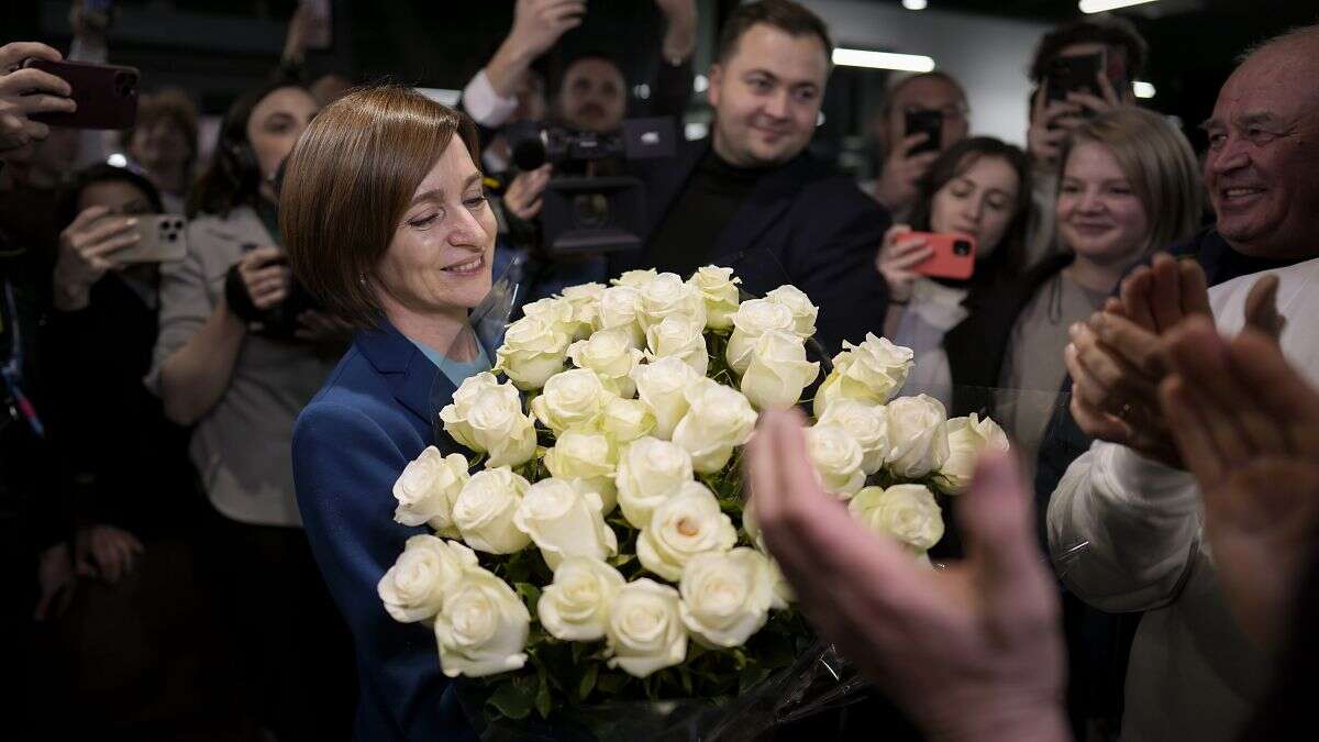 Maia Sandu denuncia injerencias rusas en las elecciones a presidente