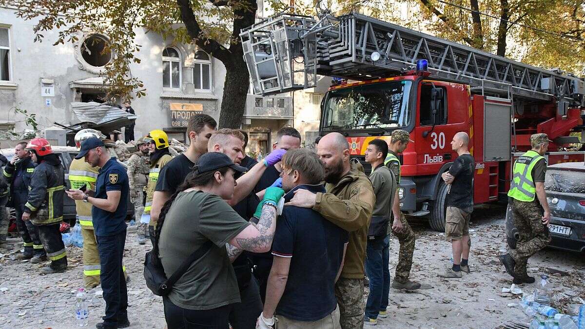 La defensa ucraniana intercepta un dron ruso cerca de Leópolis