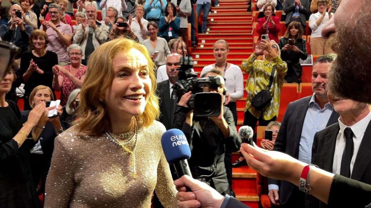 Isabelle Huppert récompensée par le Prix Lumière à Lyon