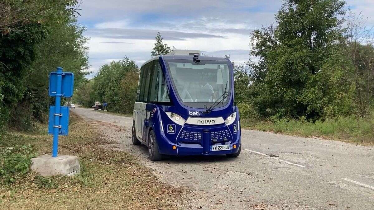 Mobilité : une navette autopilotée dans des zones rurales de France