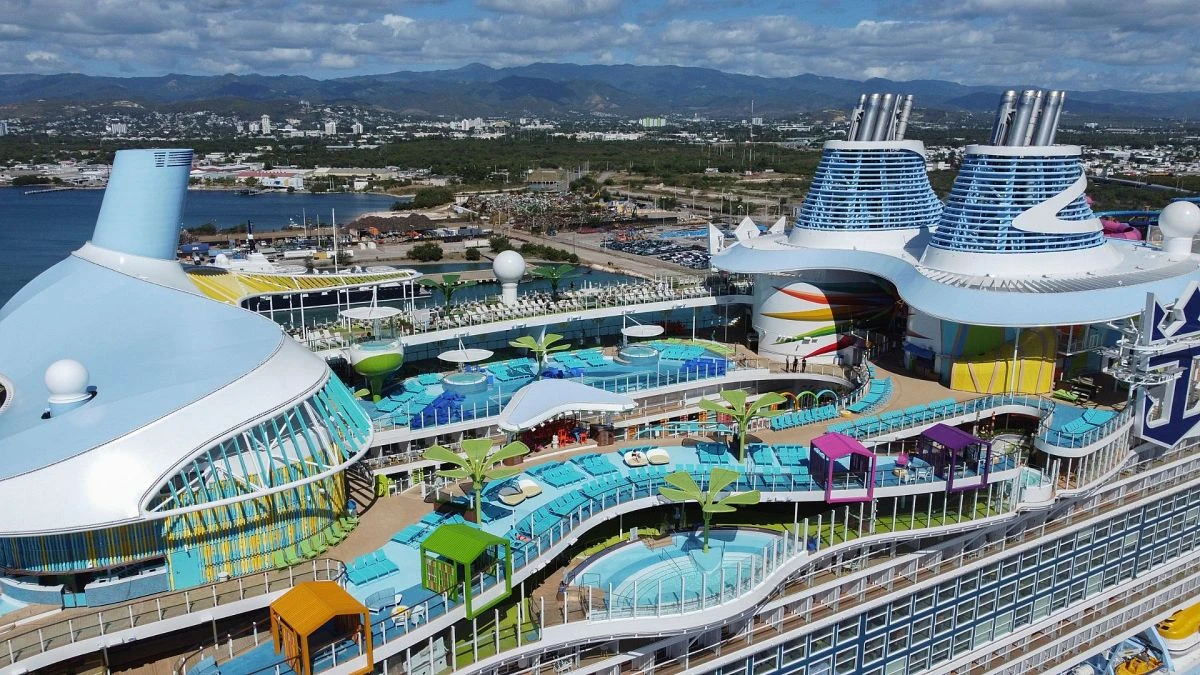 Le taille des bateaux de croisière a doublé depuis 2000