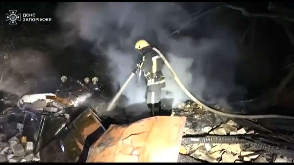 Rusia ataca la ciudad ucraniana de Zaporiyia con bombas planeadoras