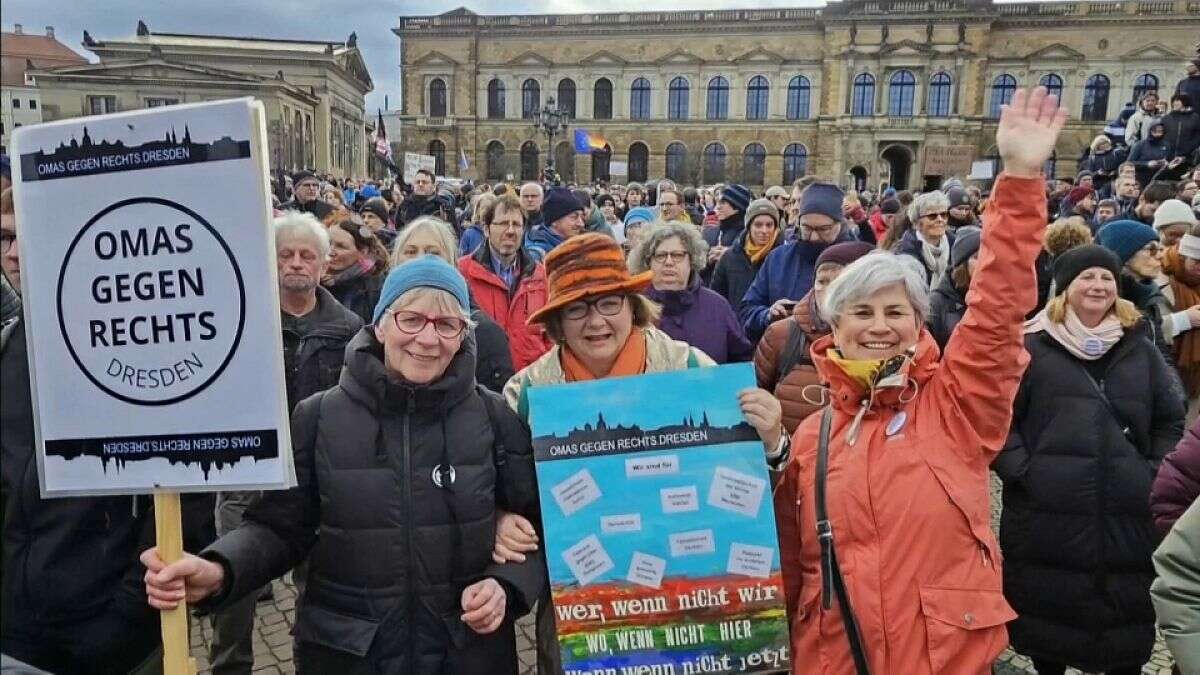 Allemagne : des mamies mobilisées contre l'extrême droite