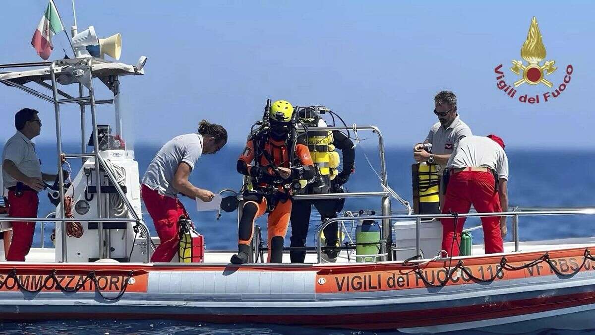 Investigan al capitán del yate de lujo hundido en Sicilia