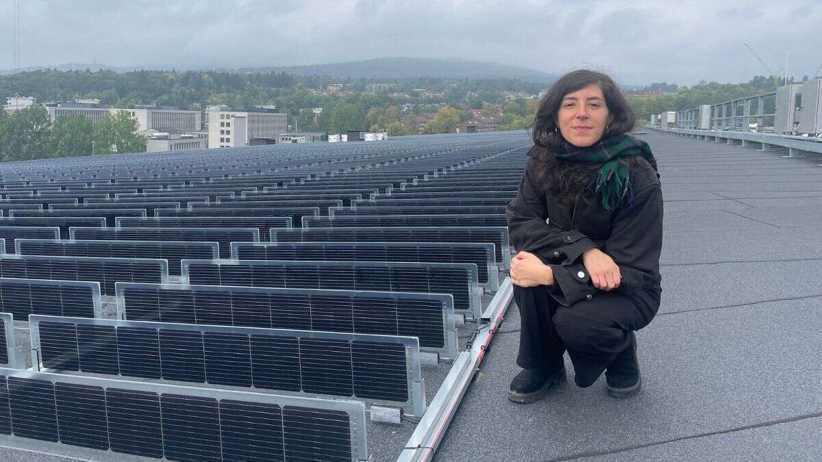 ¿Cómo funciona el techo solar vertical más grande del mundo?