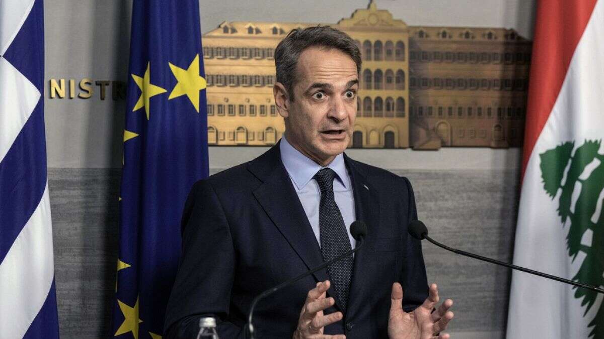 Mitsotakis apoya en Beirut una Siria inclusiva