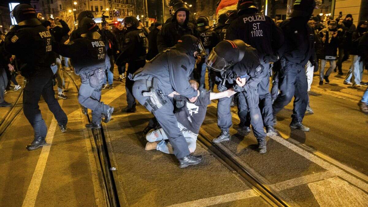 L'extrême droite allemande organise un rassemblement contre l'immigration à Magdebourg