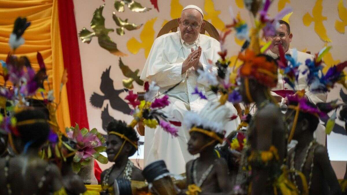 Le pape François a visité les jungles reculées de Papouasie-Nouvelle-Guinée