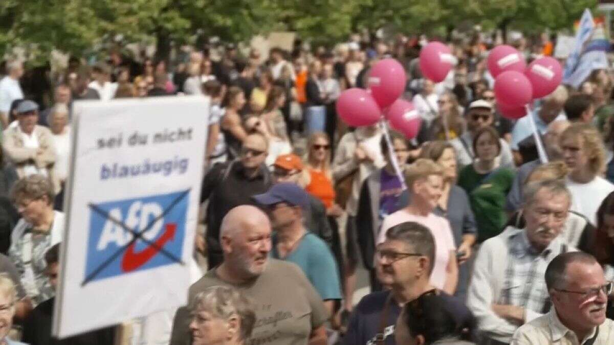 Turingia protesta ante el auge electoral de la extrema derecha alemana