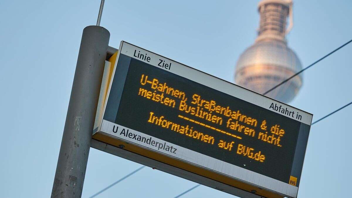 BVG-Streik am Montag: Die wichtigsten Infos im Überblick