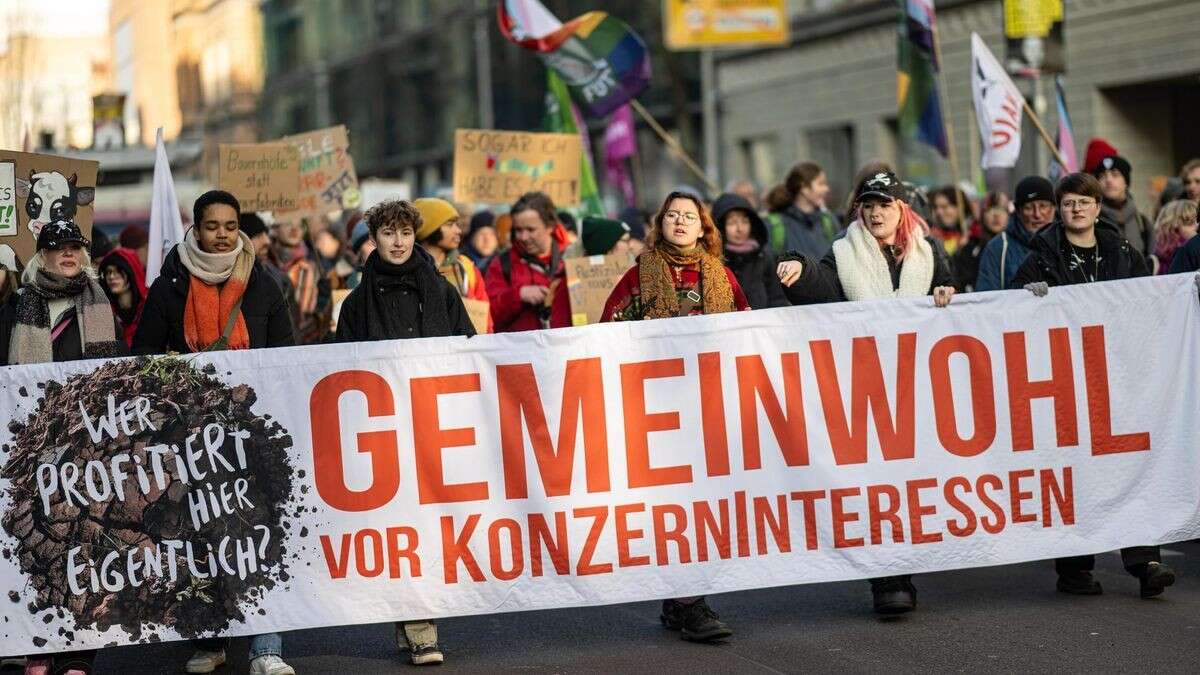 Agrardemo in Berlin: Warum diesmal keine Trecker fuhren