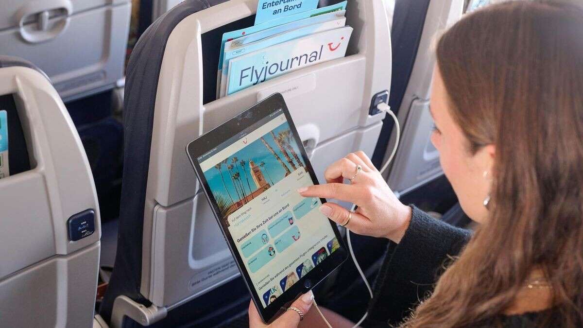 Tui stattet Flugzeuge mit WLAN aus – eine Sache bleibt verboten