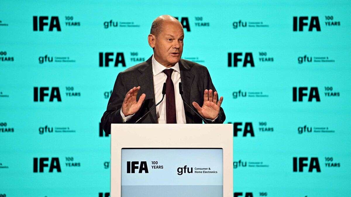 Scholz eröffnet IFA: „Müssen Begeisterung für Technologie bewahren“