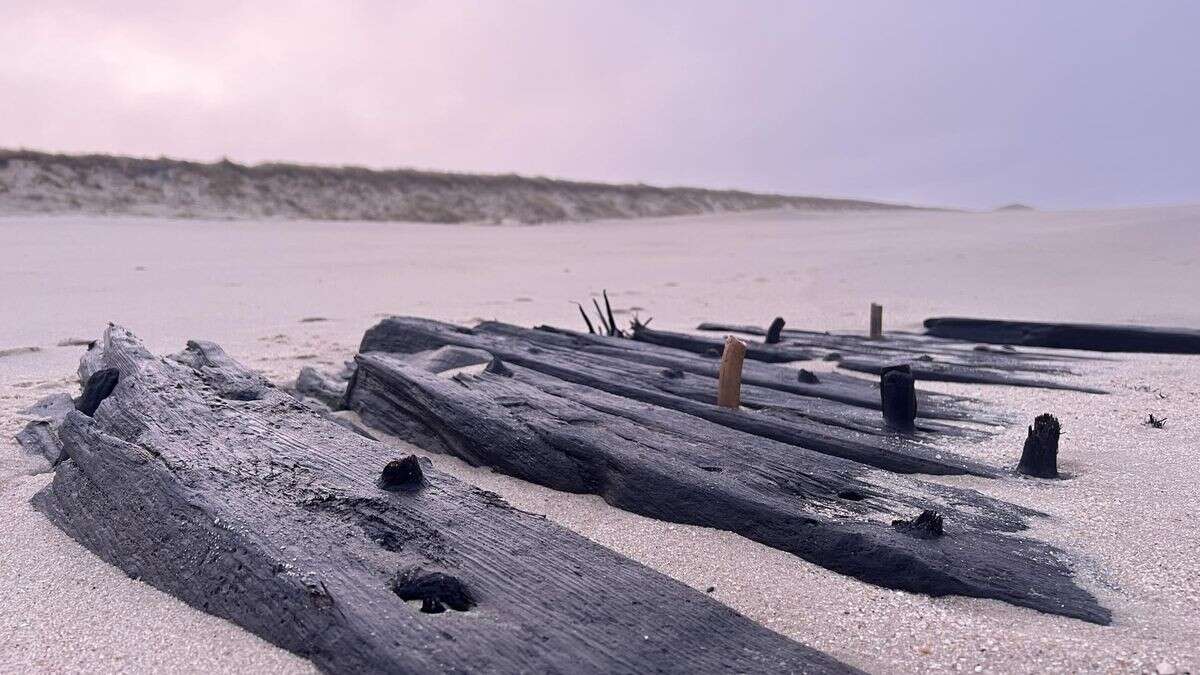 Mysteriöses Schiffswrack an Sylter Strand freigespült