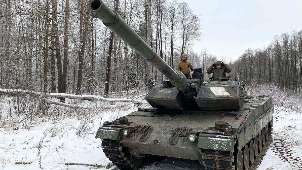 Ukraine-Krieg: „Leo“ schaltet Konvoi aus – Video vom Gefecht