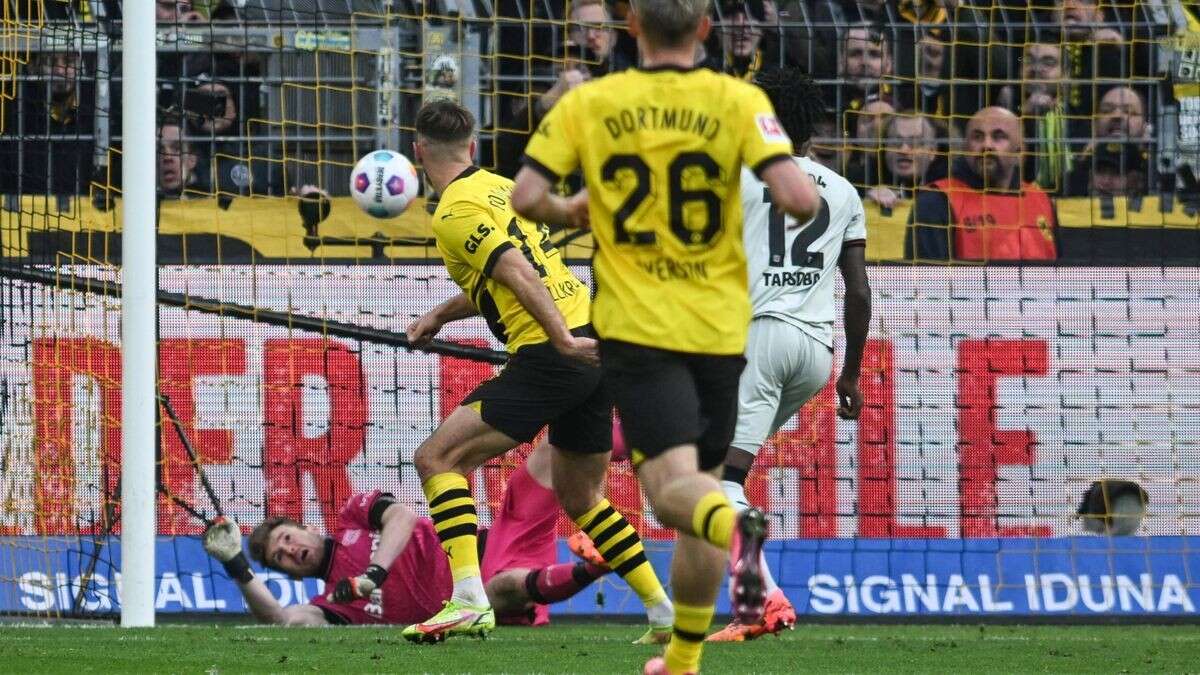 1:1! Später Schock für BVB gegen Leverkusen - Serie hält