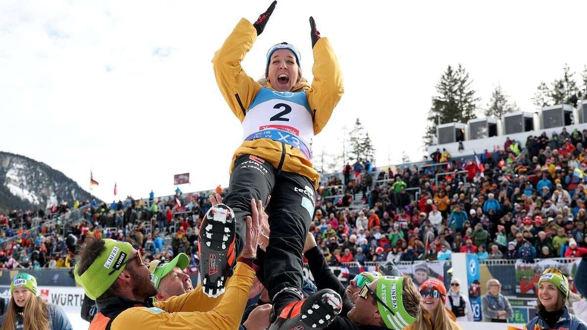 Auf Gold folgt die Glatze: Wem Franziska Preuß den Kopf rasieren darf