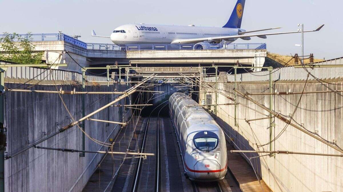 Deutsche Bahn oder Fliegen? Zug hat entscheidenden Vorteil