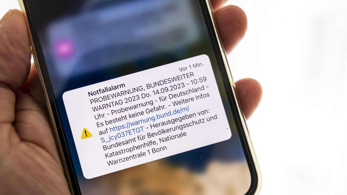 Bundesweiter Warntag: Wann die Handys Signale geben sollen