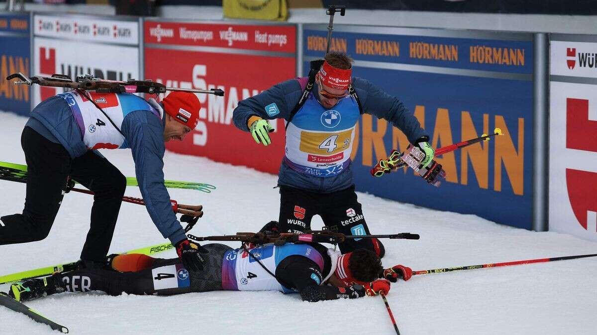 Horns Husarenstück: Männer-Staffel überrascht mit Biathlon-Bronze