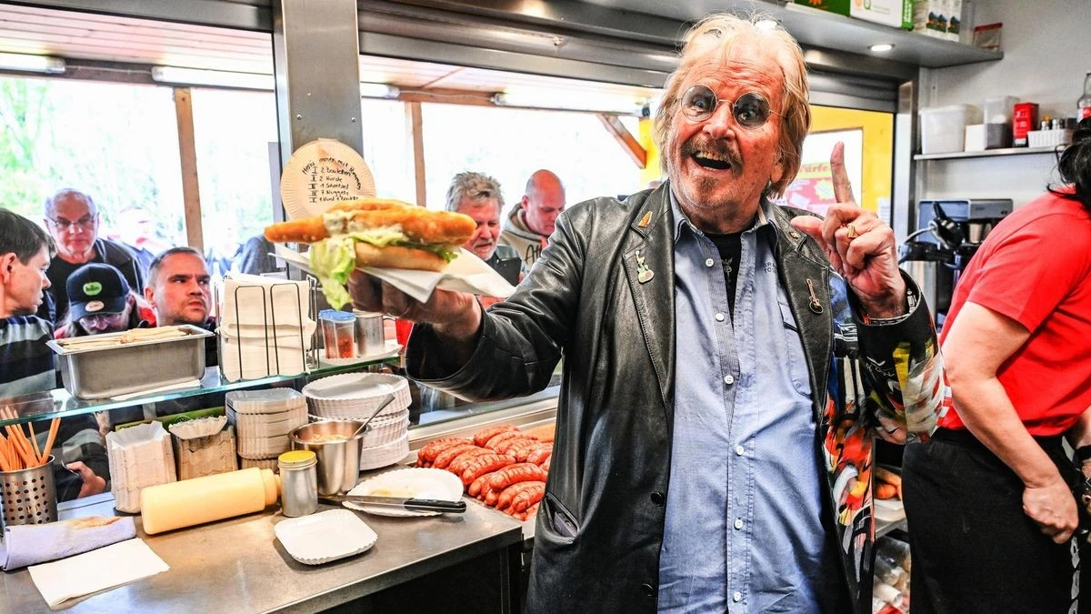 Nachname verpflichtet: Frank Zander macht jetzt Fischbrötchen