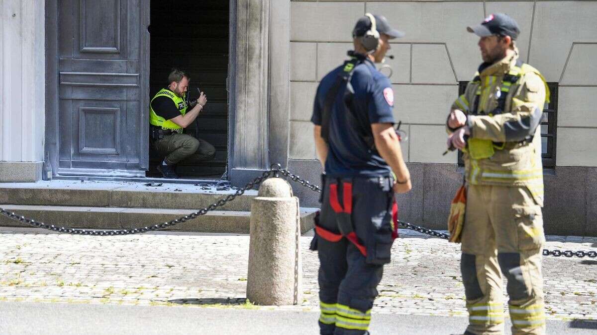 Brandanschlag auf norwegisches Königsschloss in Oslo