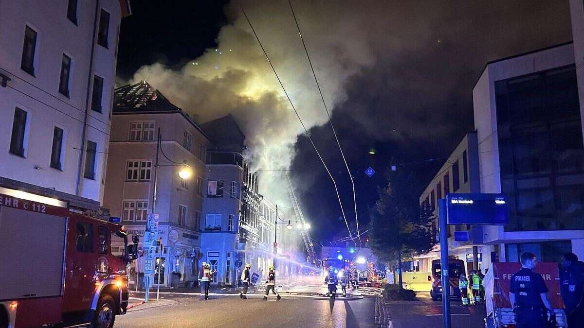 Toter bei Hausbrand in Eberswalde – Kind wird noch vermisst